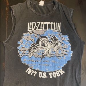AUTHENTIC VINTAGE 1977 LED ZEPPELIN TANK!
